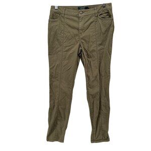 Lauren Ralph Lauren Denim Jeans Womens Brown Cotton Stretch Size 4